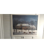 LA CHASSE D&#39;HIVER PRINT BY MICHEL DELACROIX - €133,17 EUR