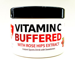 Vitamin C Buffered 180g Berry Flavor With Rose Hips Extract Very Effective - £13.87 GBP