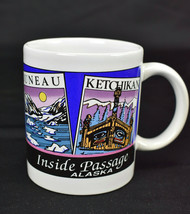Vintage Alaska Ceramic Coffee Mug Inside Passage Skagway Sitka Juneau Ke... - $25.80