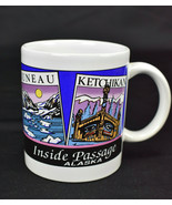 Vintage Alaska Ceramic Coffee Mug Inside Passage Skagway Sitka Juneau Ke... - £20.24 GBP