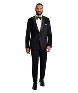 Ike Behar Black Velvet Peak Lapel Tuxedo Jacket Only Slim Fit - $224.10