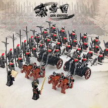 45Pcs China The Qin Dynasty Army Chariots Qin Shi Huang Soldiers Minifigures Toy - $221.98