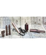 Shark FlexFusion Air Straightener Hair Dryer Ceramic Brush Styler HD641S... - $239.99