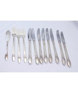 1847 Rogers First Love Grille Knives and Forks Butter Knife Silverplat L... - £27.89 GBP