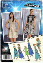 Simplicity Pattern Project Runway 1157 Dress Misses Szs 12 - 20 Bodice Var Uncut - £3.97 GBP