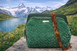 Emerald Knitting - handmade crochet bag - $69.30
