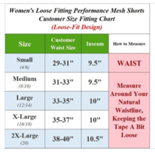 Women&#39;s Loose Fit Moisture Wicking Performance Mesh Shorts ~NWT~ Sz. Small - $9.50