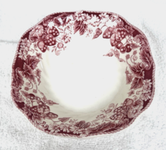 Vintage Strawberry Fair Johnson Brothers Square Cereal Bowl 6 1/4" Great... - $26.24