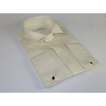 Mens CEREMONIA Tuxedo Formal Shirt 100% Cotton Turkey Slim Fit #stn 17 aty ivory image 6