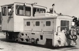Defense Logistics Agency Railroad DLA #85315 Locomotive Train B&amp;W Photo Norfolk - £9.56 GBP