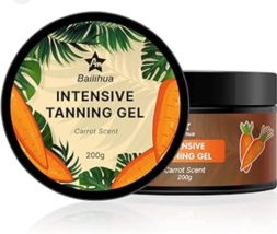 BAILIHUA INTENSIVE TANNING GEL (7.05 oz /200g) CARROT SCENT - NEW SEALED!!! - £14.61 GBP
