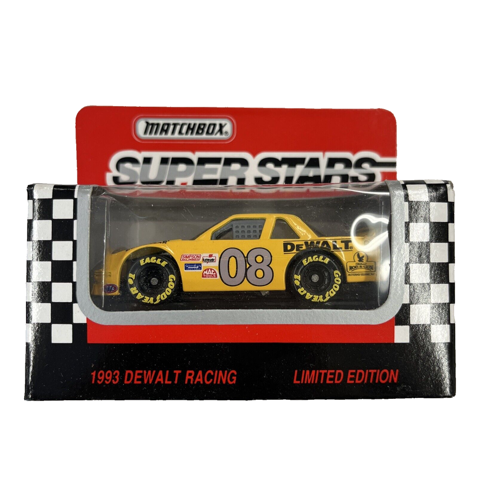 Primary image for Bobby Dotter DeWalt Racing Matchbox 1993 Super Stars 1:64 Diecast 08