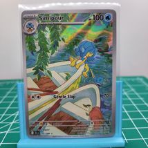 Simipour 102/086 Black Bolt Illustration Rare Pokemon Stage 1 Water NM/M - $8.48
