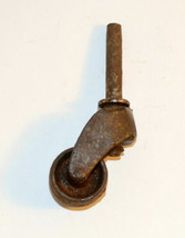 Vintage Metal Swivel Wheel Furniture Caster - $7.92