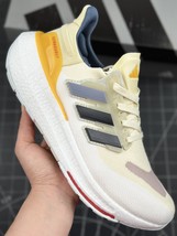 Adidas Pure Boost 2023 Light White/Yellow/Black Size 37 - £102.63 GBP