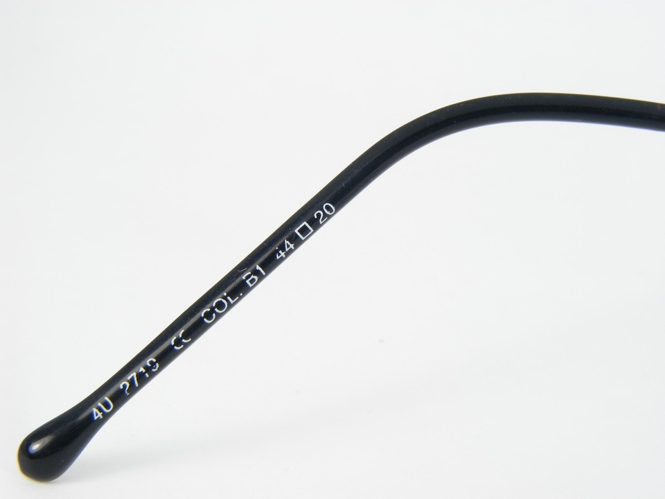 Vintage Four You 4U 2719 B1 MATT BLACK UNIQUE EYEGLASSES GLASSES 44-20-135mm Item image 10