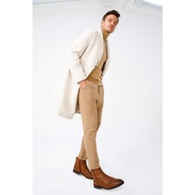 The Wellington Tan Handwoven Leather Men Boot with a Zipper Final Sale! image 11
