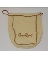Crown Royal 8&quot; Tan Gold 2 string Bag - $9.85