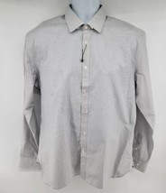 John Varvatos Slim Fit Long Sleeve Button-up Men&#39;s Dress Shirt 16.5 34/35 - $49.45