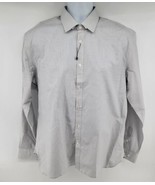 John Varvatos Slim Fit Long Sleeve Button-up Men&#39;s Dress Shirt 16.5 34/35 - £38.80 GBP