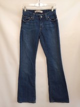 GAP Curvy Low Rise Med Wash Boot Cut Blue Jeans Size 1 Regular 32&quot; Inseam - £10.89 GBP