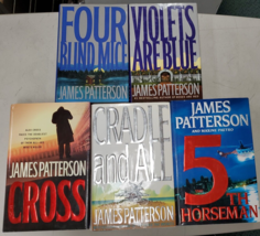 James Patterson Hardcover Four Blind Mice Violets Are Blue Cross Cradle And A X5 - £19.77 GBP