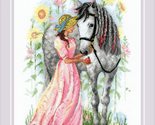 RIOLIS Counted Cross Stitch kit Horse Girl - $21.99