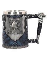 Game of Thrones Mug, King In The North, Resin and Steel Beer Cup - $41.31 CAD