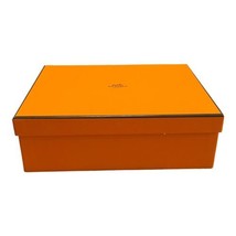 Authentic HERMES Paris Empty Gift Scarf Box 9” x 7.5” x 3” Storage Clutch Purse - £29.45 GBP