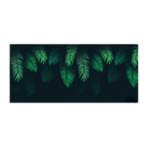 Anymob Mouse Pad Green 350X600X2MM Leaves Computer Keyboard Pad Non-Slip... - $42.50