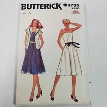 Vintage 1970s Butterick 3735 Sewing Pattern Miss Dress Size A - £8.99 GBP