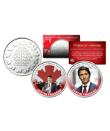 JUSTIN TRUDEAU Royal Canadian Mint Medallions 2-Coin Set  Canadian Prime... - £8.12 GBP
