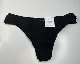Divided NWT women’s 7pck XXL black low rise thong panties SF12 - £9.18 GBP