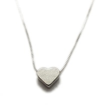 Heart Necklace (/w Black Velvet Gift Pouch) - £11.94 GBP