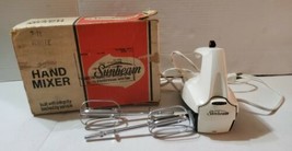 Vintage Sunbeam 3-11 Mixmaster Hand Mixer White 3 Speed Working Original... - £27.70 GBP