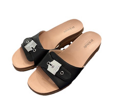Dr Scholls Black Women’s Sandals Size 7 Island Icon Slides Clogs - $29.41