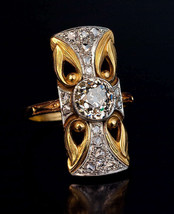 925 Sterling Silber Antik Art Deco 2,45 CT Rundschliff Diamant Jubiläumsring - £70.18 GBP