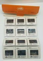 Vtg Egypt Aswan Esna Edfu Komombo 12 Color Slides Souvenir Printed on Kodak Film - £18.97 GBP