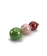 Set of 3 Ornament Pillar Candles H For Happy-Bed Bath &amp; Beyond/4inch - $32.10 CAD