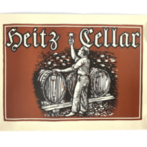 Heitz Cellar Napa Valley Vintage Cabernet Wine Label Silkscreen Poster 1... - £114.54 GBP
