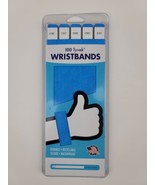 Tyvek Security Wristbands Blue 100 Pack Numbered for Events, Parties T3-... - £9.94 GBP
