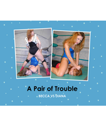ThunderGirls Female Wrestling 8x11 Photo Book: Pair of Trouble Becca vs ... - £19.57 GBP