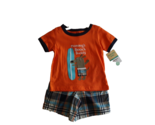 Carters Baby Boys 2-Piece T-Shirt &amp; Shorts Set Outfit Sz 18M Mommys Beac... - £6.25 GBP