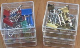 Staples Two Pack Of Assorted Clips - Choose From Multi Color Or Gold Color - New - £3.98 GBP