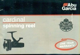ABU GARCIA Cardinal Spinning Reel small 17-page illustrated fishing booklet - $9.89