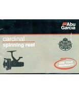 ABU GARCIA Cardinal Spinning Reel small 17-page illustrated fishing booklet - £7.93 GBP