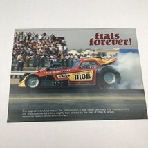 Vtg 1977 Fiats Forever Advertising Print Art Ad  - $9.89