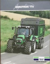 2008 Deutz-Fahr Agrotron TTV610, TTV620 Tractors Brochure - $10.00