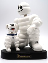 Michelin Man Mr Bib Porcelain Bobblehead and Dog - $60.00