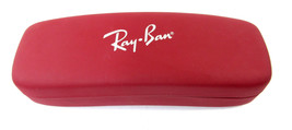 Ray-Ban Youth Designer Sunglasses Eyeglasses Hard Clam Shell Case Red Ve... - $14.80
